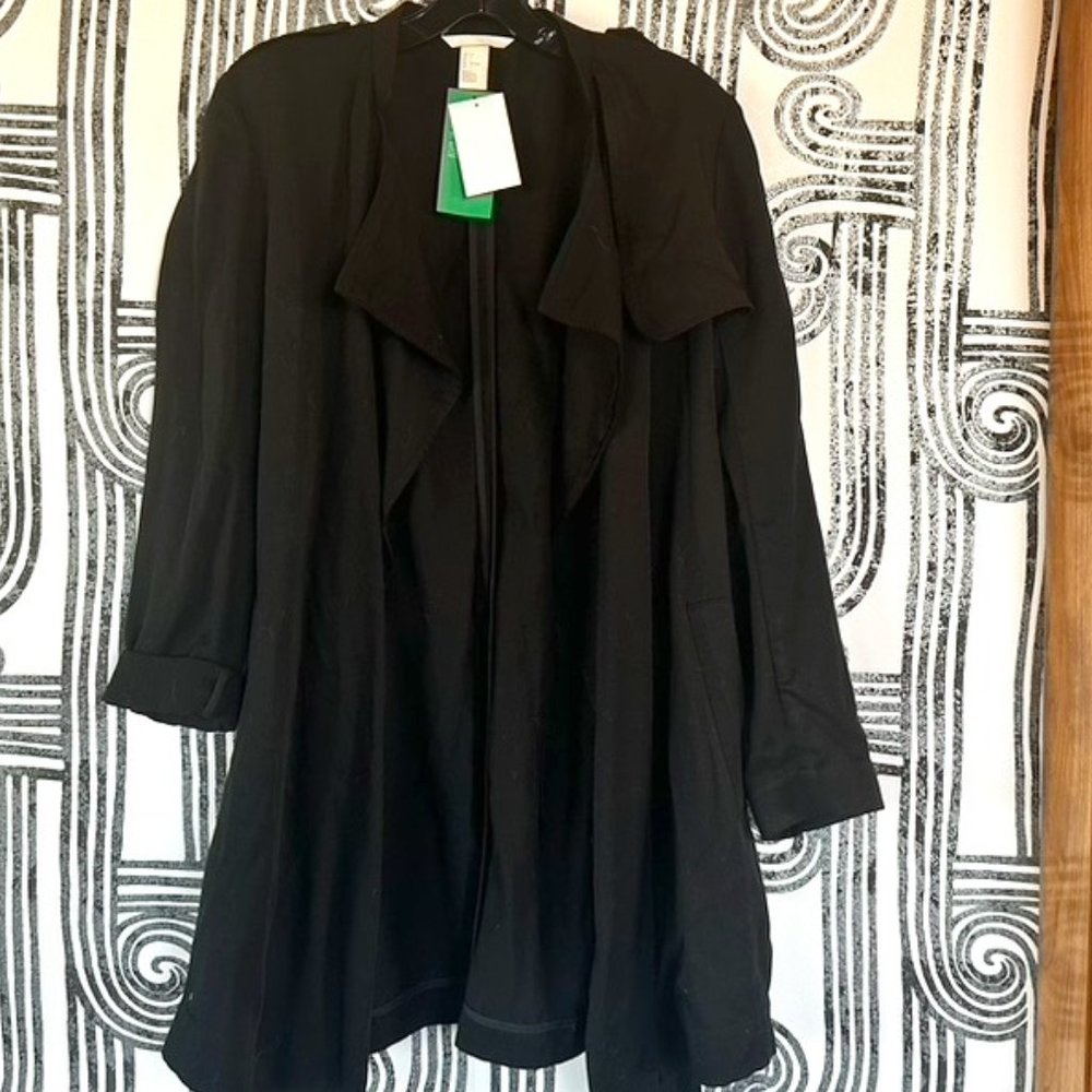 NWT H&M Lightweight Wrap Trench, Size 4